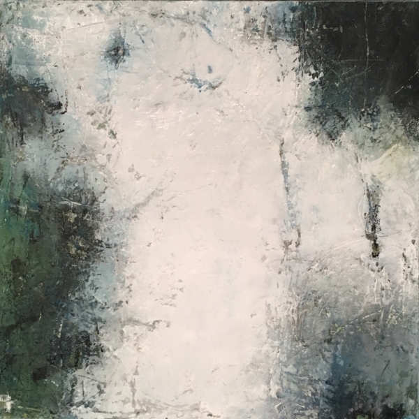 Abstract painting called The Silent Edge of Winter