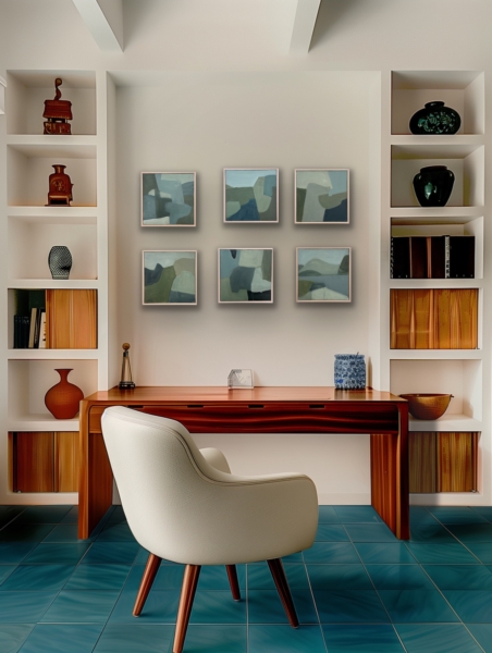 six paintings from coastal collection